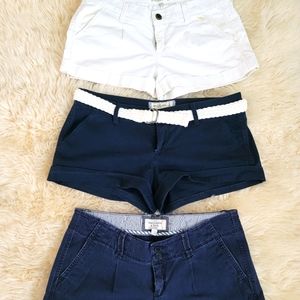 BUNDLE 3 pairs of A&F shorts